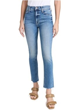 MOTHER Mid Rise Dazzler Ankle Fray Sz25 EUC